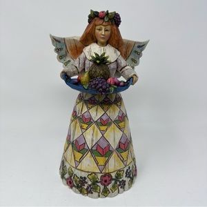 Jim Shore Heartwood Creek Angel of Generosity Figurine #B108922 Enesco 10” 2002